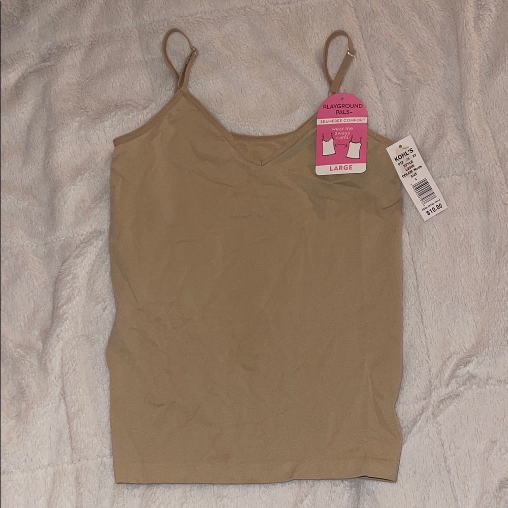 🆕 Girls Playground Pals  Tan Camisole Top
